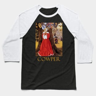 Lancelot Rescues the Fair Lady by Frank Cadogan Cowper Baseball T-Shirt